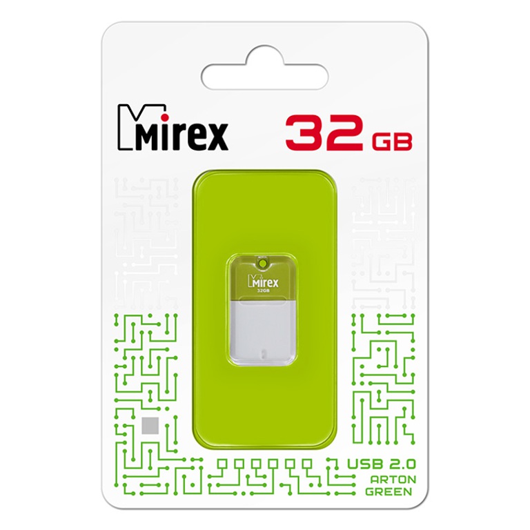 USB-флеш накопитель 32 Гб Mirex Arton зелёный