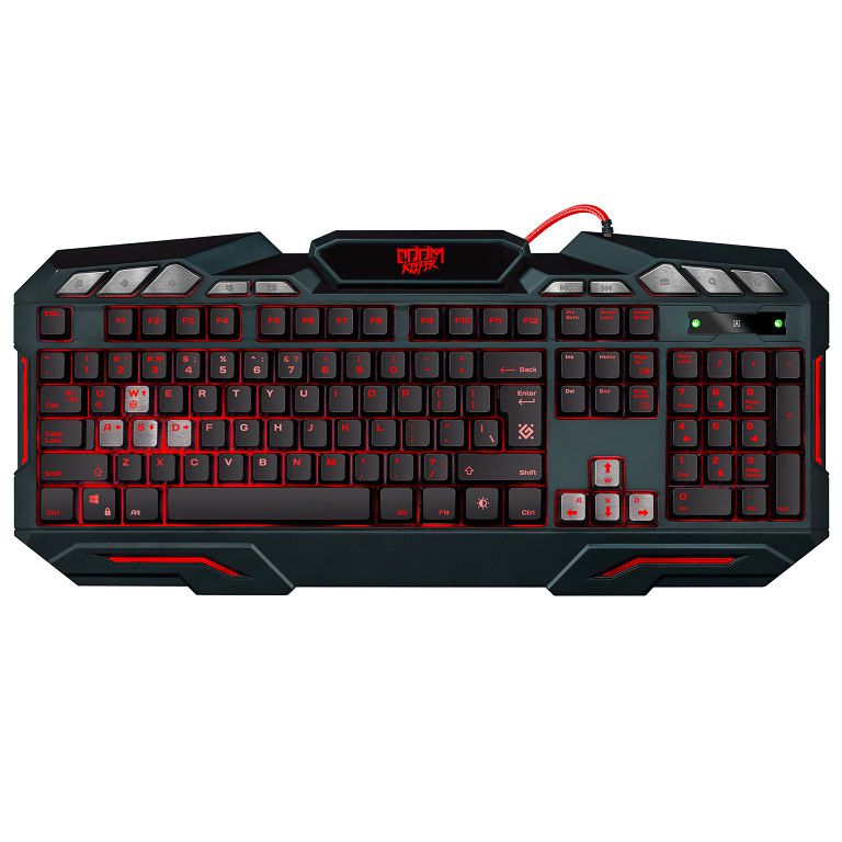 Клавиатура Defender Doom Keeper GK-100DL чёрный
