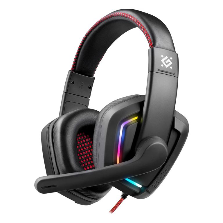 Наушники Defender Quake LED чёрный