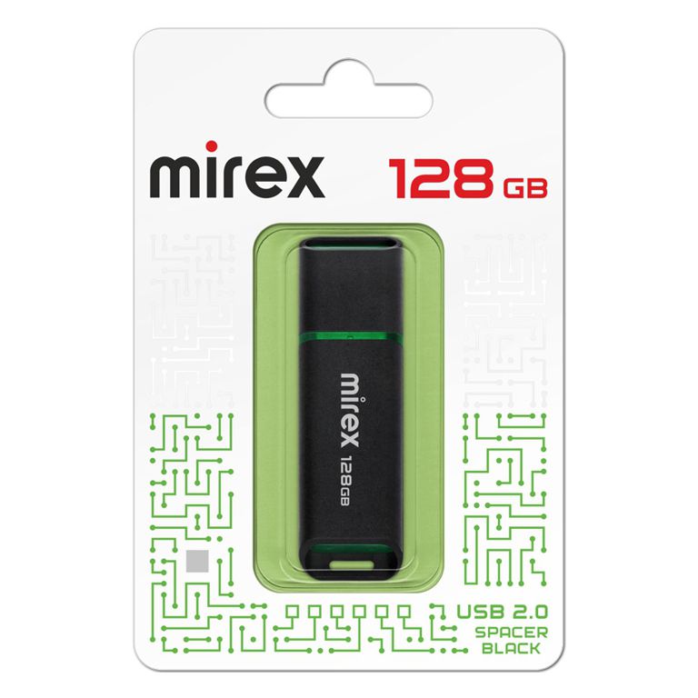 USB-флеш накопитель 128 Гб Mirex Spacer чёрный