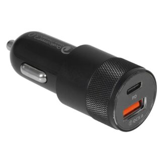 Автомобильное зарядное устройство Cablexpert MP3A-UC-CAR24 чёрный