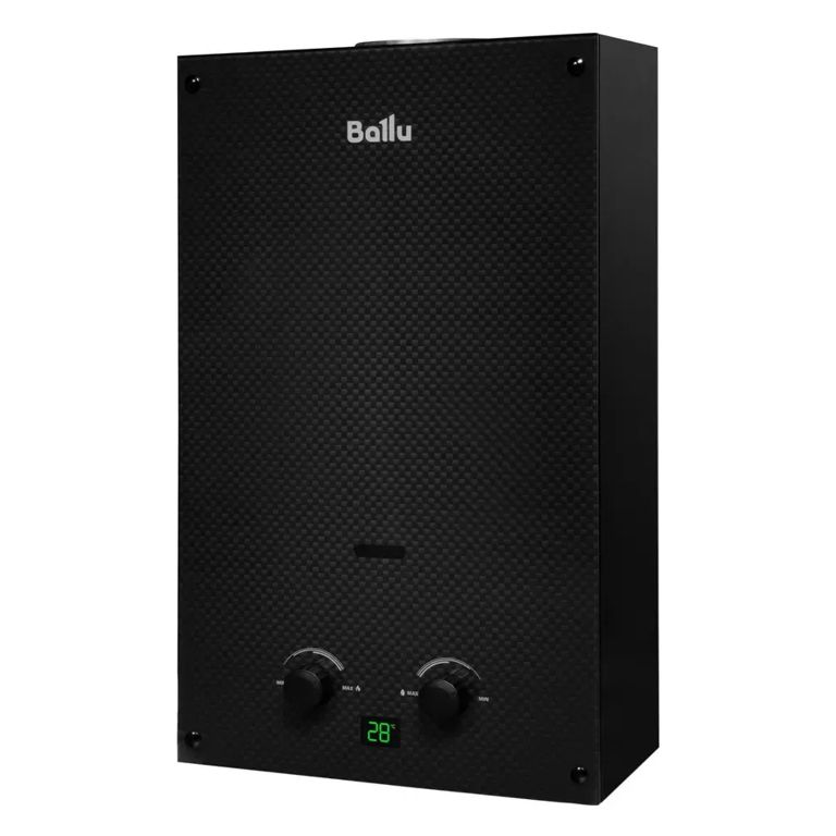 Газовая колонка Ballu GWH 10 Fiery Glass Carbon чёрный