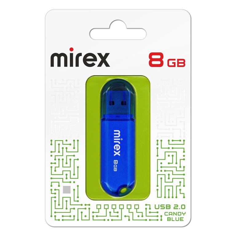 USB-флеш накопитель 8 Гб Mirex Candy синий