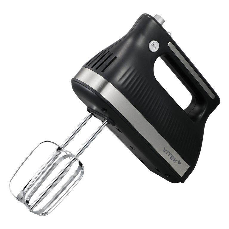 Миксер VITEK Gracia VT-HM1001 чёрный/серебристый