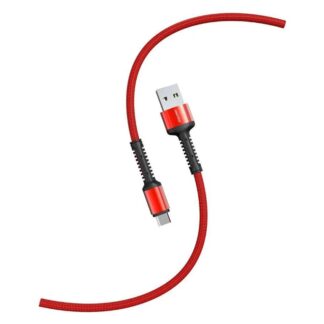 Кабель USB-microUSB 1м SmartBuy iK-12-S26r красный