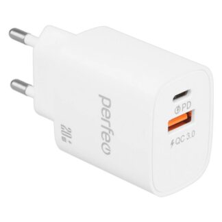Сетевое зарядное устройство Perfeo I4661 белый