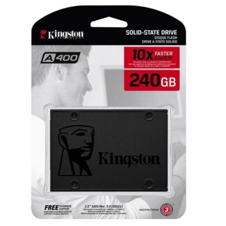SSD накопитель SATA 240 Гб Kingston A400 чёрный