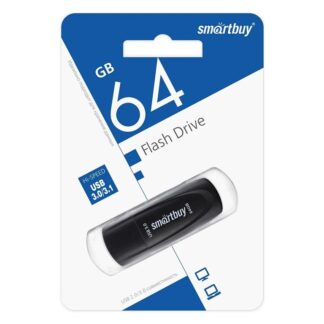 USB-флеш накопитель 64 Гб SmartBuy Scout USB3.1 чёрный