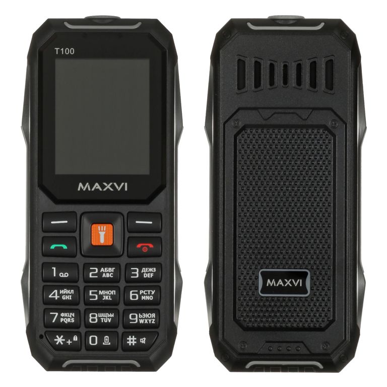 Сотовый телефон MAXVI T100 чёрный