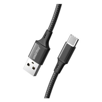 Кабель USB-TypeC 2м SmartBuy iK-3122-S14b чёрный