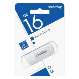 USB-флеш накопитель 16 Гб SmartBuy Scout USB3.0 белый