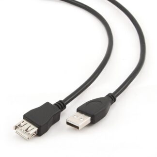 Кабель удлинитель 1.8м Gembird CCP-USB2-AMAF-6 чёрный